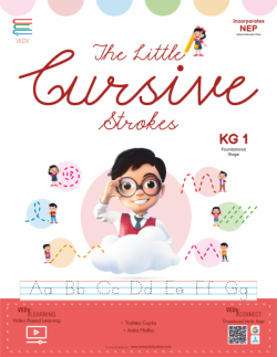 The Little Cursive Strokes- KG 1 - LKG book cover